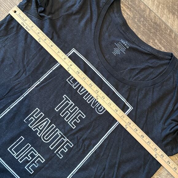 Bundle 2 Torrid T-Shirts Bundle of 2 Military Green Black Size 3X - Picture 15 of 16